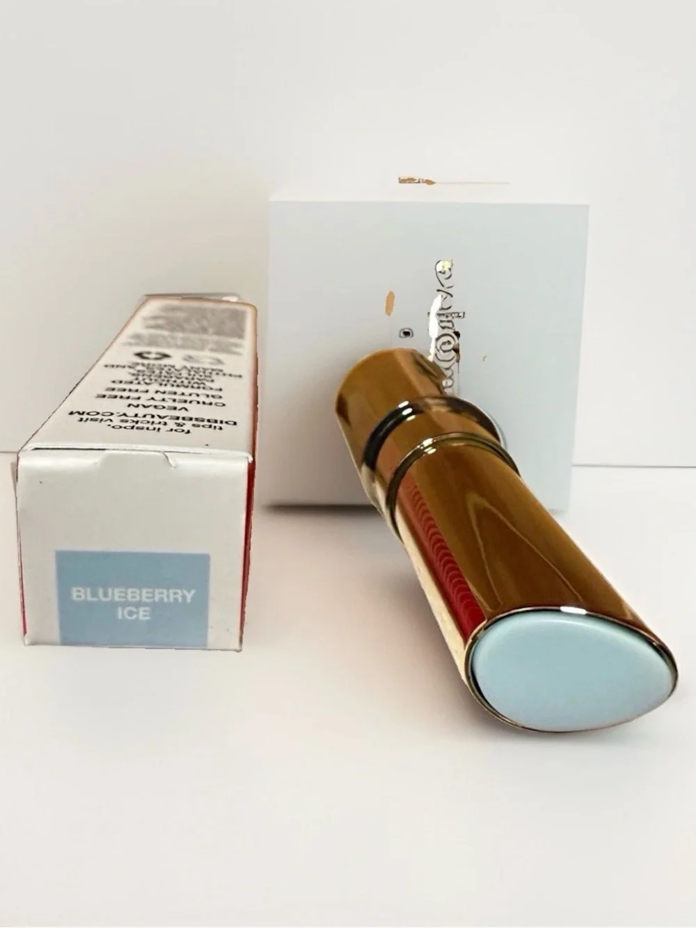 Clios Jam Jam Lip Plumping Lipstick Melt Stick, Shade Blueberry Ice 0.08 oz